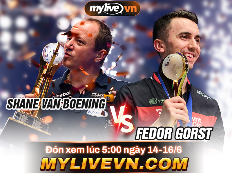 Shane Van Boening vs Fedor Gorst – Derby City Classic 2025 1 Mylivevn
